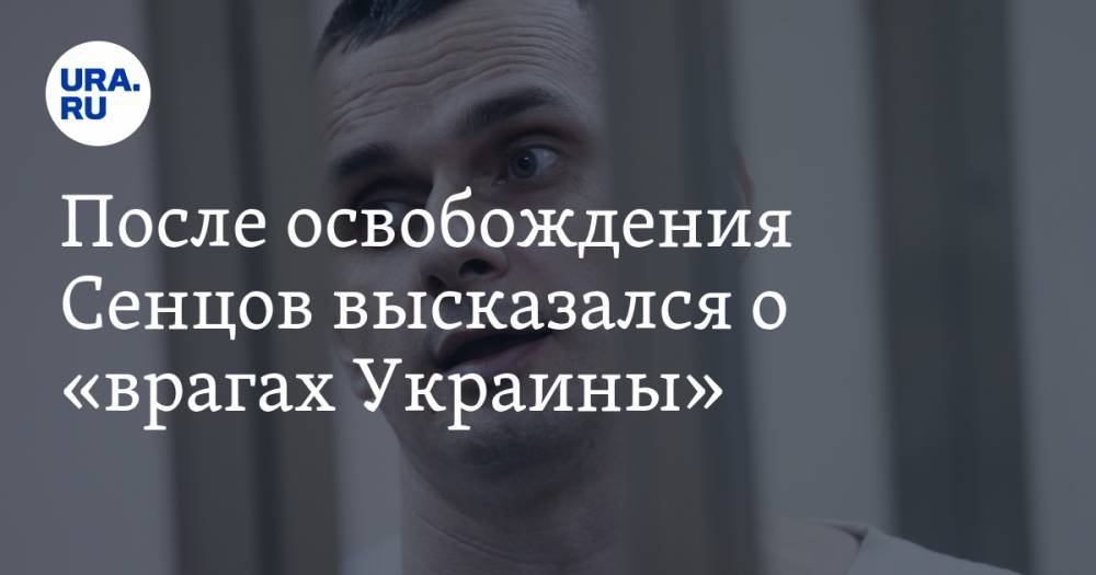 После освобождения Сенцов высказался о «врагах Украины»