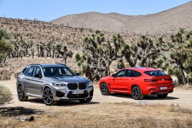 Новые BMW X3 M и BMW X4 M поступили в продажу в России