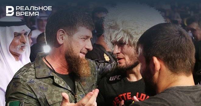 Рамзан Кадыров посетил бой Хабиба. Глава UFC сказал, что не знает, кто это такой