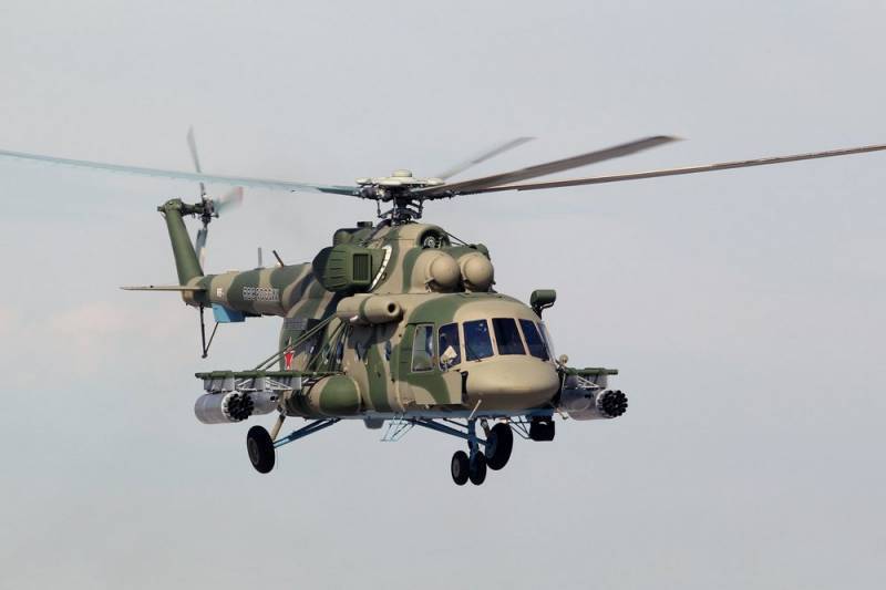 Разбился российский военный вертолет