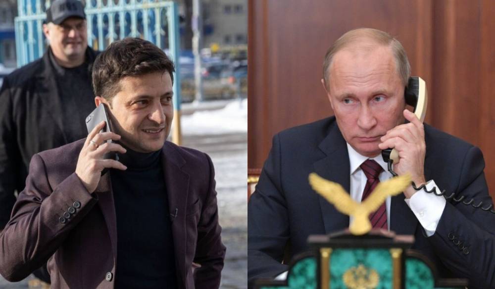 Путин и Зеленский обсудили по телефону обмен удерживавшихся на Украине и в России лиц