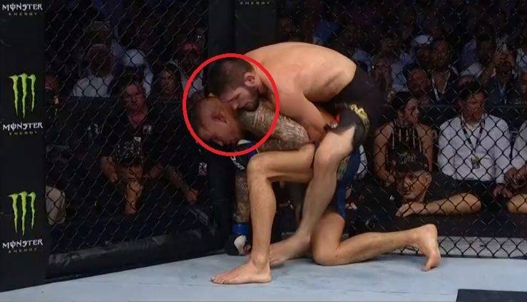 Хабиб Нурмагомедов финишировал Дастина Порье на UFC 242 в Абу-Даби