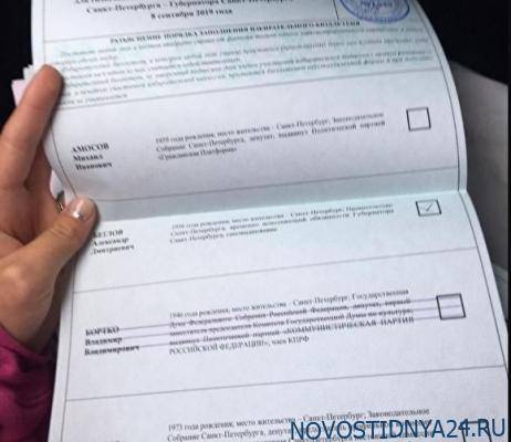 Координатор «Яблока» заявил о вбросах за Александра Беглова на выборах главы Петербурга