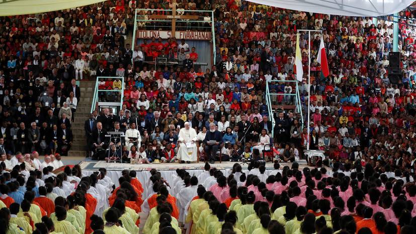 На мессу Папы Римского на Мадагаскаре пришёл 1 млн человек