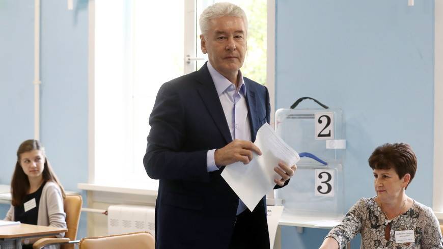 Собянин проголосовал на выборах в Мосгордуму и призвал всех прийти на участки