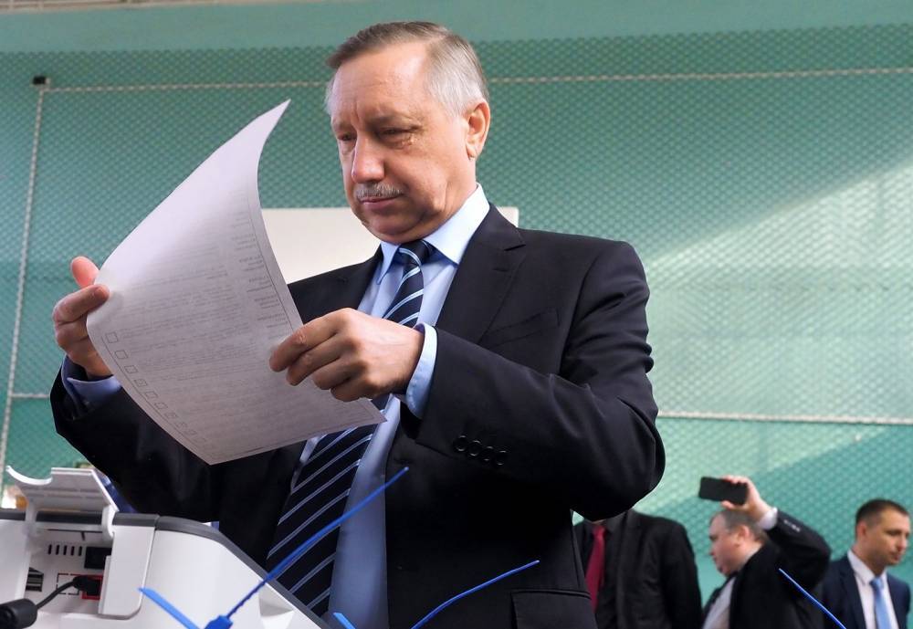 Беглов набирает 56% на выборах губернатора Петербурга&nbsp;— экзит-полл ВЦИОМ