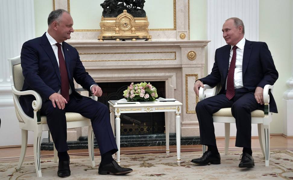 Додон договорился с Путиным о скидке на газ