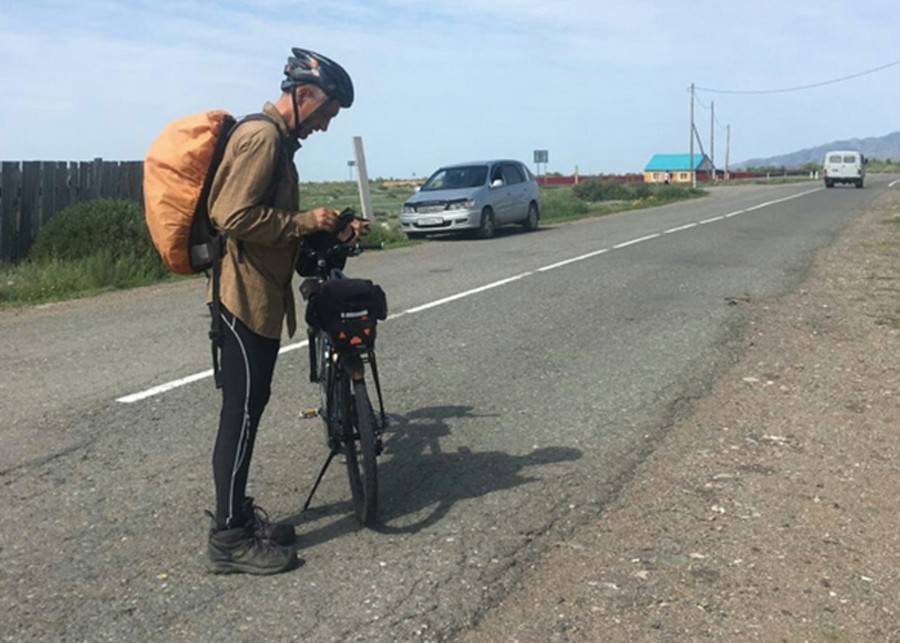Россиянин за 100 дней проехал на велосипеде от Москвы до Пекина