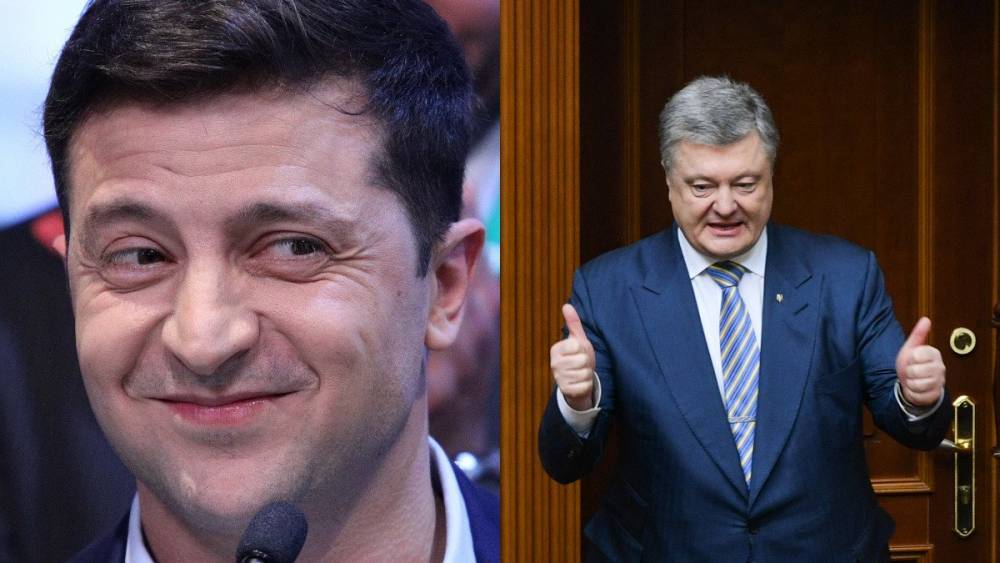 Два украинских телеканала показали новогоднее поздравление Порошенко вместо Зеленского