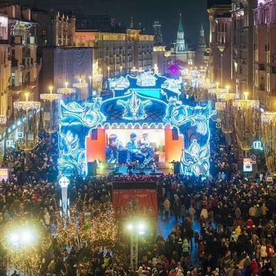 В праздновании Нового года в России приняли участие около 6,5 миллионов человек