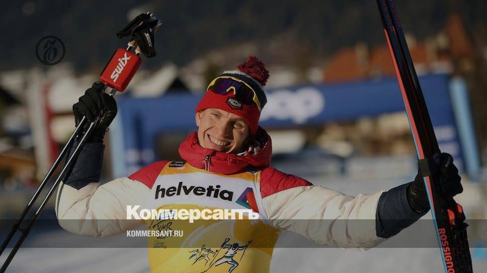 Большунов выиграл гонку преследования на Tour de ski