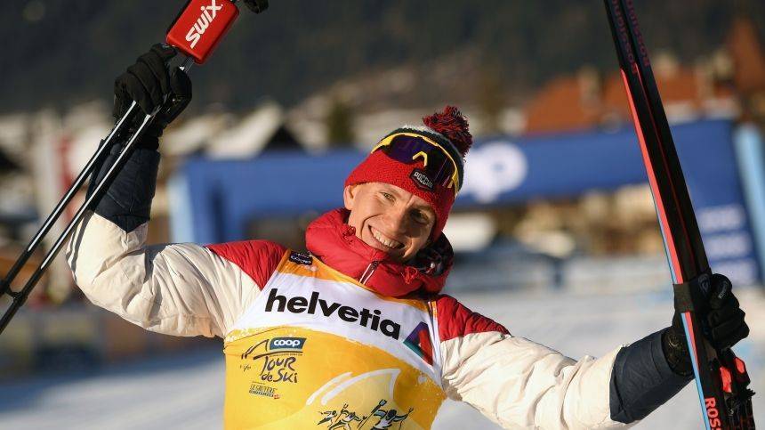 Россиянин Большунов победил в гонке преследования на турнире «Тур де Ски»