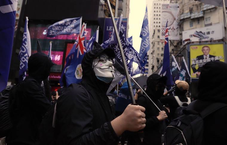 Марш солидарности в Гонконге отменили из-за насилия
