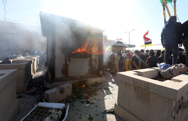 Пикетчики покинули район американской дипмиссии в Багдаде