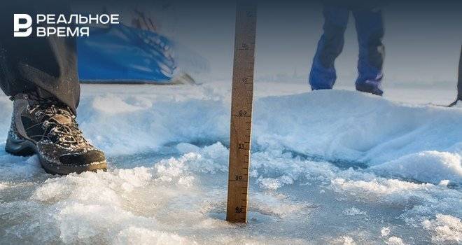 В МЧС Татарстана предупредили об опасности льда на Волге