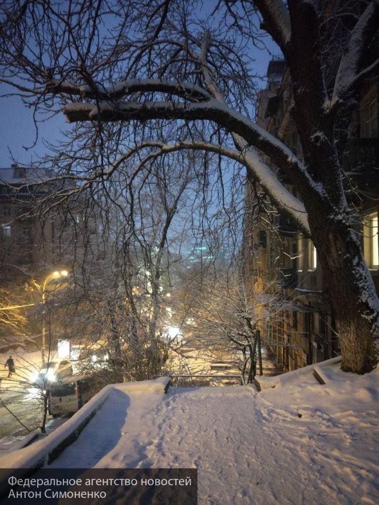 Циклон, сформировавшийся в Дании, принесет снегопад в Москву