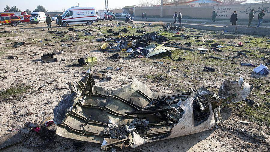 Украинские эксперты пока не нашли признаков атаки или теракта на обломках упавшего в Иране самолета