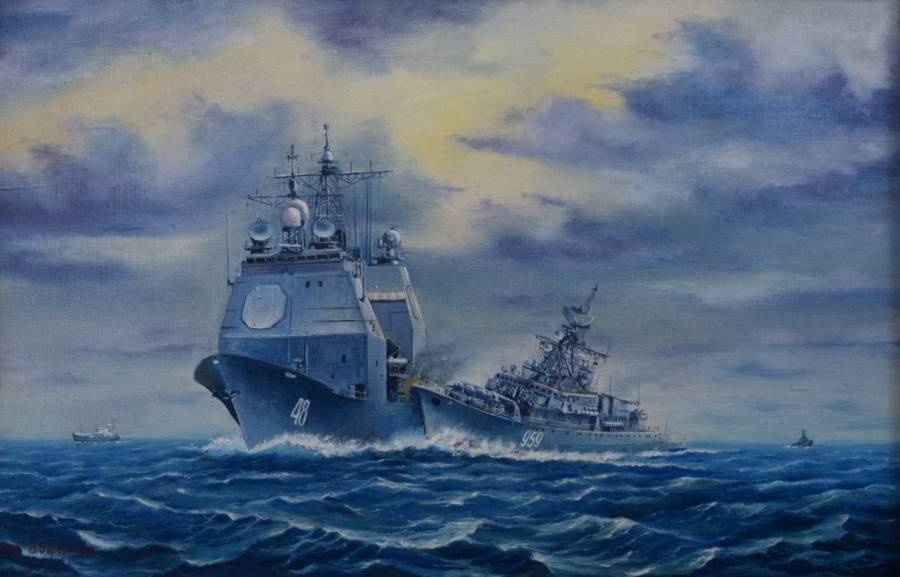 Русские моряки испугали команду эсминца США старым трюком