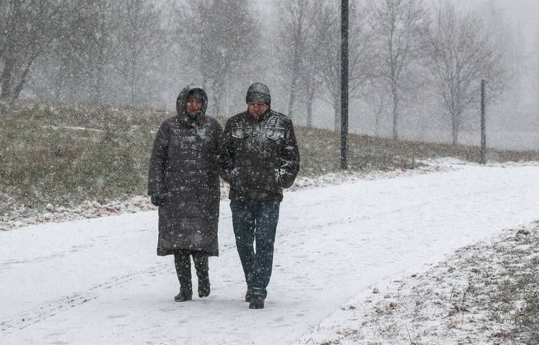 Жителям Москвы сообщили о мокром снеге и гололедице до вечера 11 января