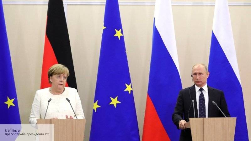 Путин и Меркель начали переговоры по ситуации на Ближнем Востоке