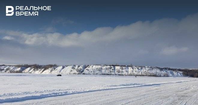 В Татарстане вновь закрыли ледовую переправу через Каму