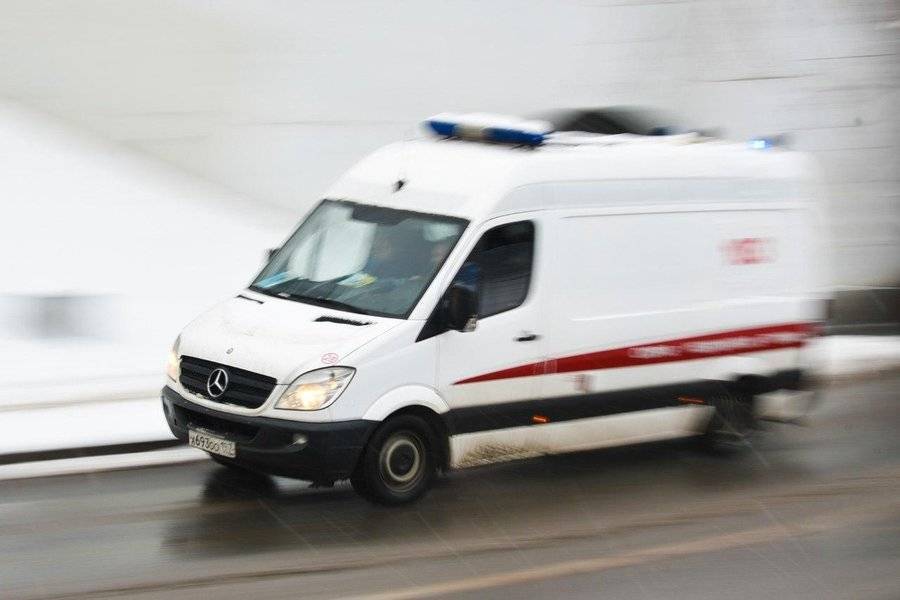 В результате ДТП с маршруткой в Подольске пострадали два человека