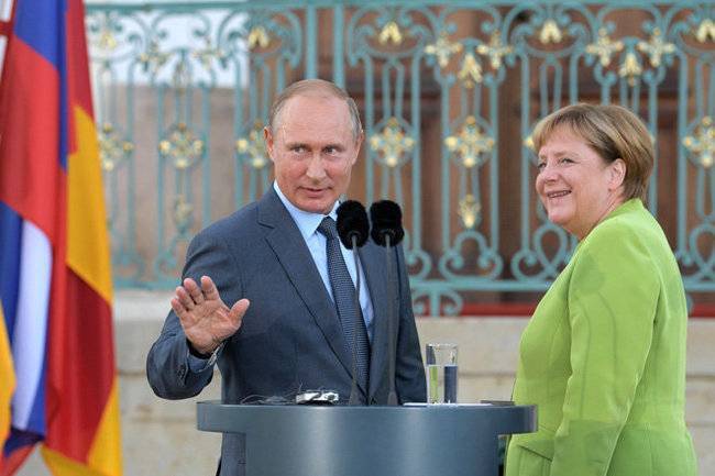 Меркель пообещала Путину лично защитить "Северный поток" от США
