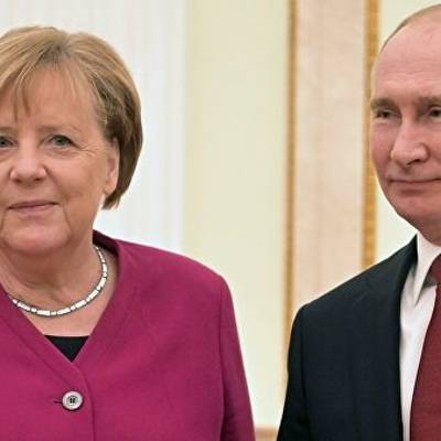 В Кремле завершились переговоры лидеров России и Германии