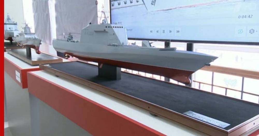 В Севастополе представили модель нового боевого корабля на базе проекта 20386