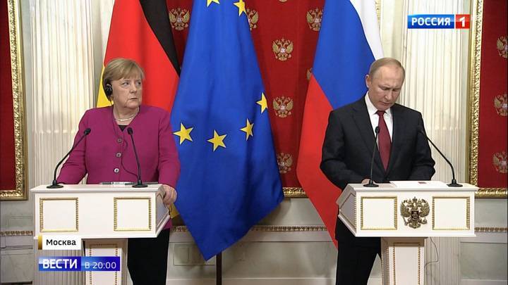 Переговоры в Кремле: Путин и Меркель пришли к общему знаменателю по большинству вопросов