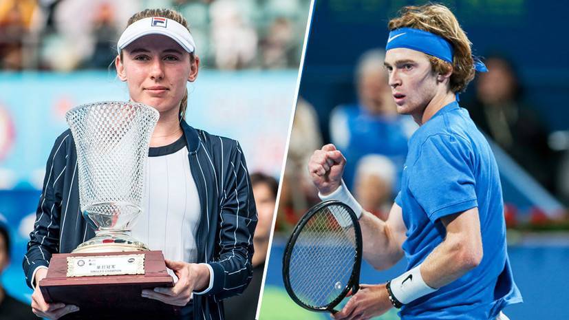 Двойной победный старт: Александрова и Рублёв выиграли первые турниры нового теннисного сезона