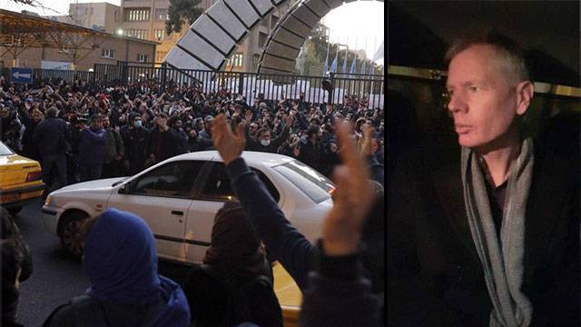 Крушение украинского самолета: британский посол арестован во время антиправительственных демонстраций в Тегеране
