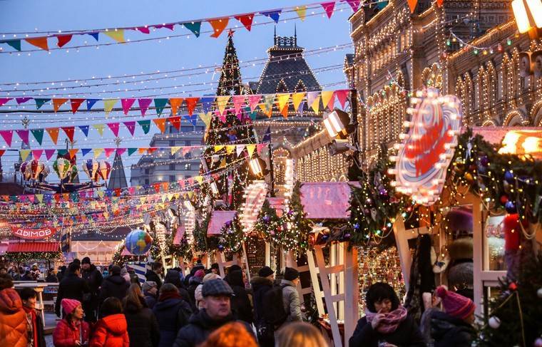 В новогодние праздники Москву посетили пять миллионов туристов