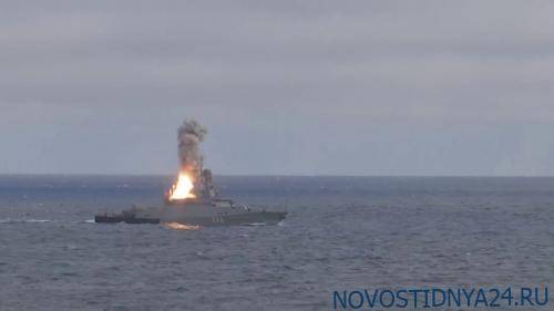 Пуски ракет «Калибр» и «Москит» на крупных совместных учениях в Черном море