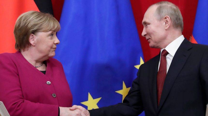 «Россия нужна Европе»: Германские СМИ о встрече Меркель и Путина