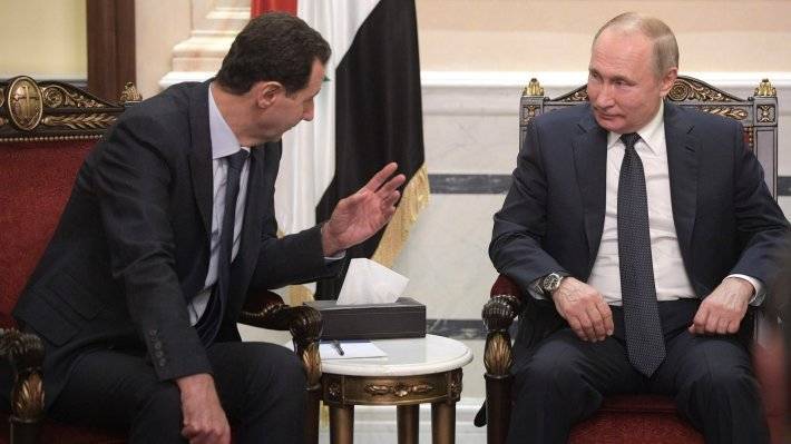 Путин посоветовал Асаду пригласить Трампа на переговоры