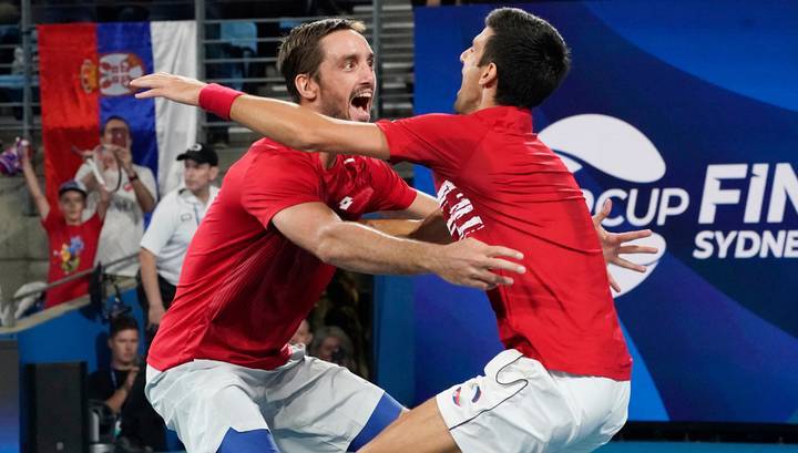 Теннисисты Сербии выиграли финал ATP Cup у команды Испании
