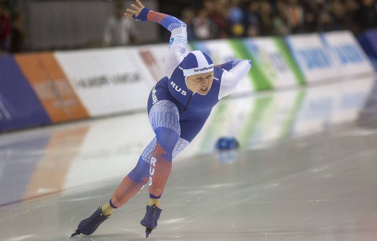Конькобежка Качанова завоевала серебро на дистанции 1000 м на ЧЕ