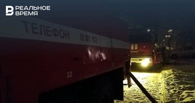 На пожаре в Татарстане спасли пожилую женщину