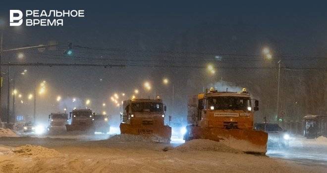 В Татарстане на очистке трасс заняты более 180 снегоуборочных машин