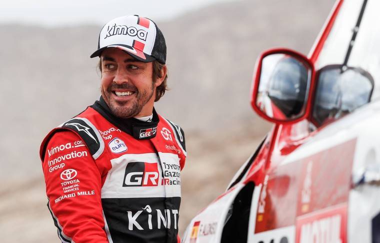 Фернандо Алонсо стал вторым на восьмом этапе «Дакара» - news.ru - Dakar