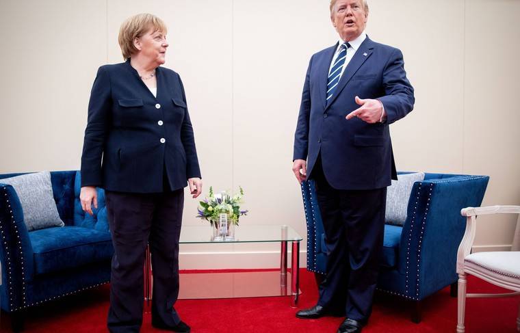Трамп и Меркель обсудили ситуацию на Ближнем Востоке