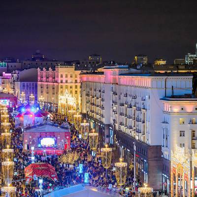 Названо самое фотографируемое место в Москве на Новый год