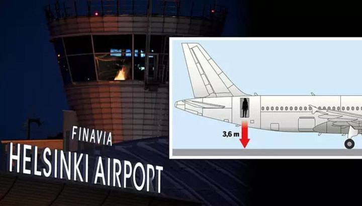В аэропорту Хельсинки из самолета Finnair выпал член экипажа