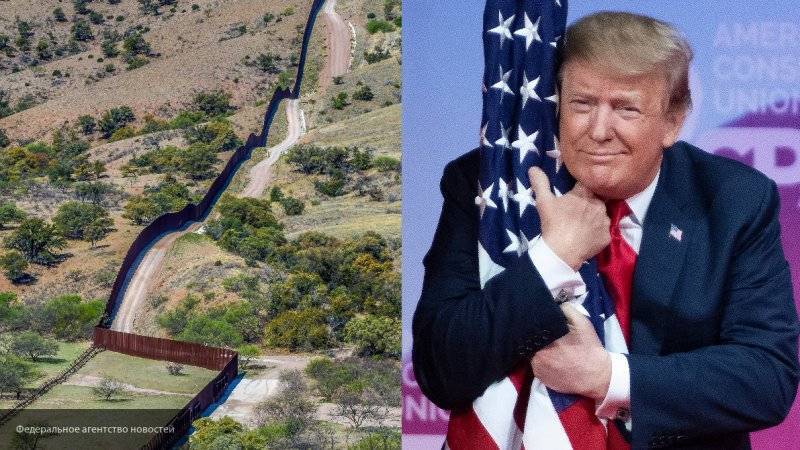 Трамп хочет получить дополнительные средства на строительство стены с Мексикой
