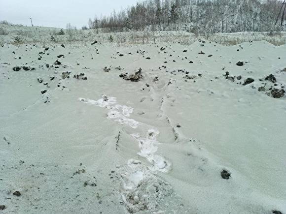 В минэкологии рассказали, как под Челябинском появился «зеленый» снег