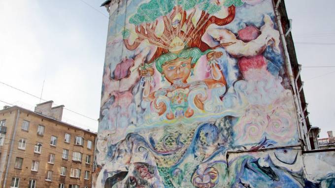 На Васильевском острове хотят обновить самое живучее граффити города