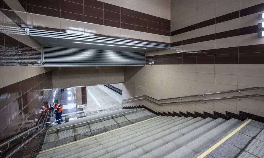 Пешеходный тоннель открылся на будущей станции МЦД Славянский бульвар