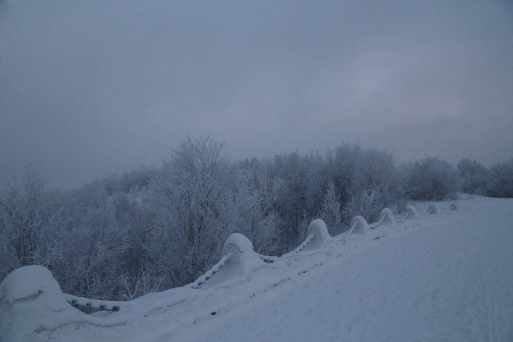 МЧС предупреждает о сильном снегопаде в Мурманской области