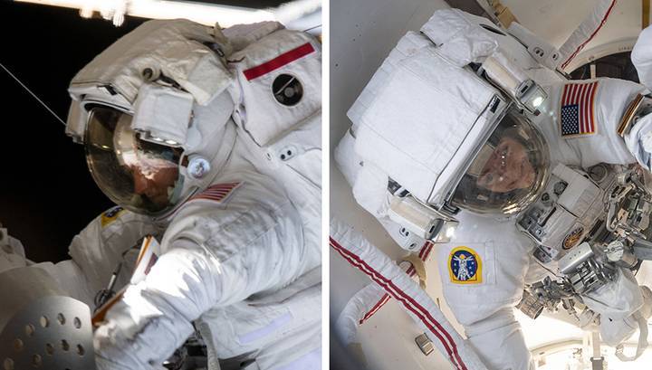 Кристина Кук - Две женщины-астронавта вернулись на МКС после работы в космосе - vesti.ru - США